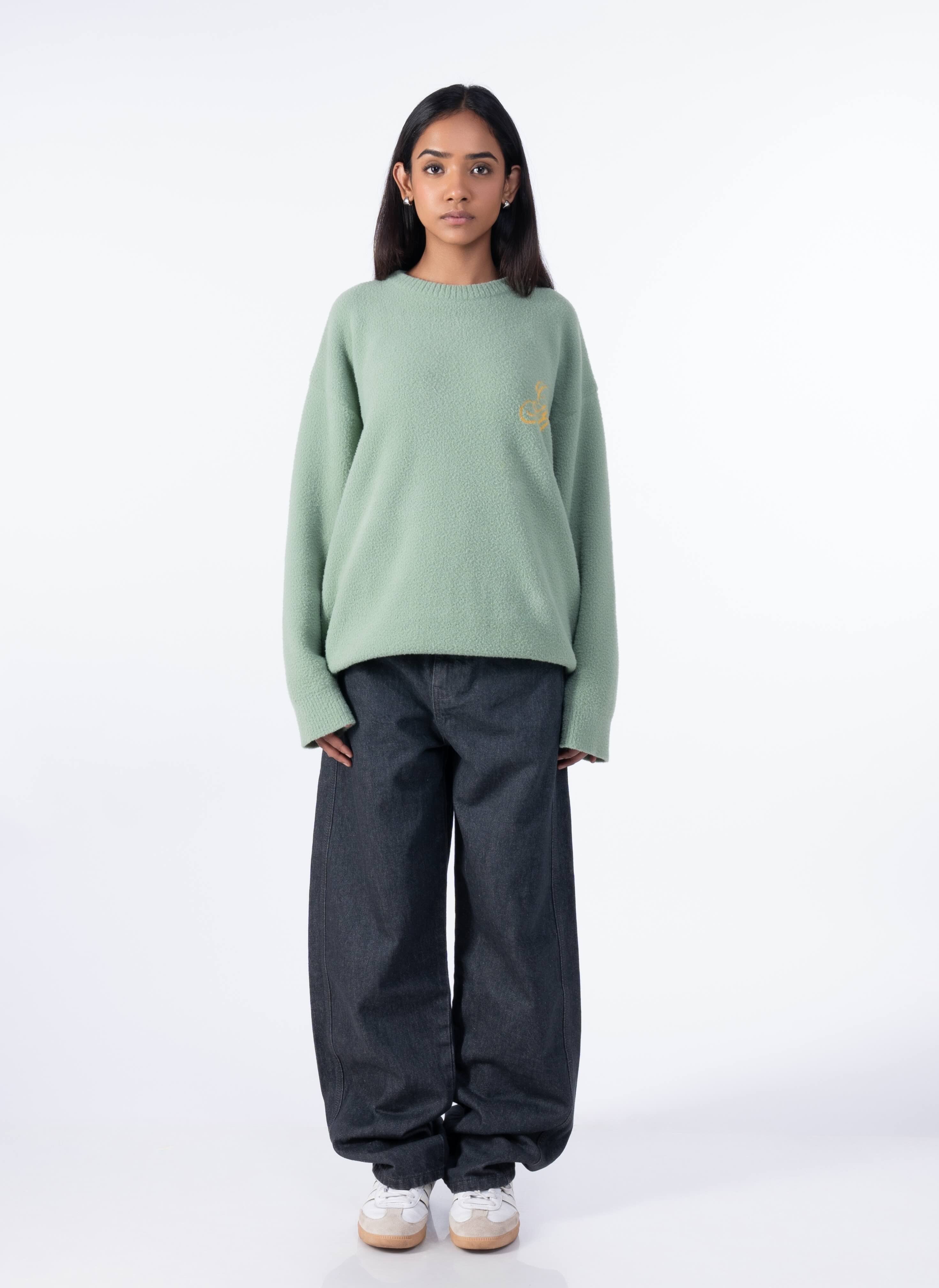 PASTEL GREEN SWEATER