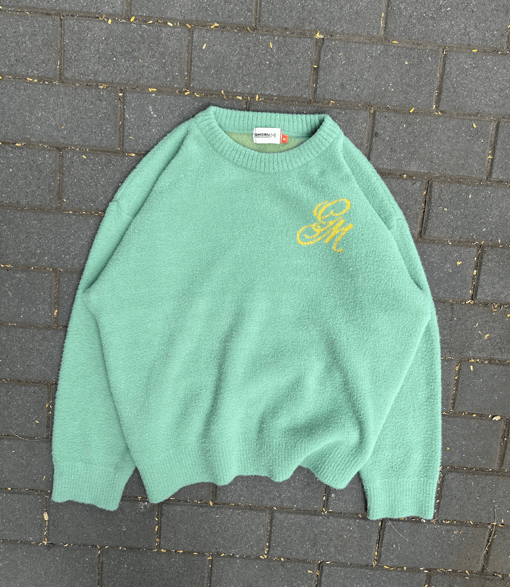 PASTEL GREEN SWEATER - Gmorn
