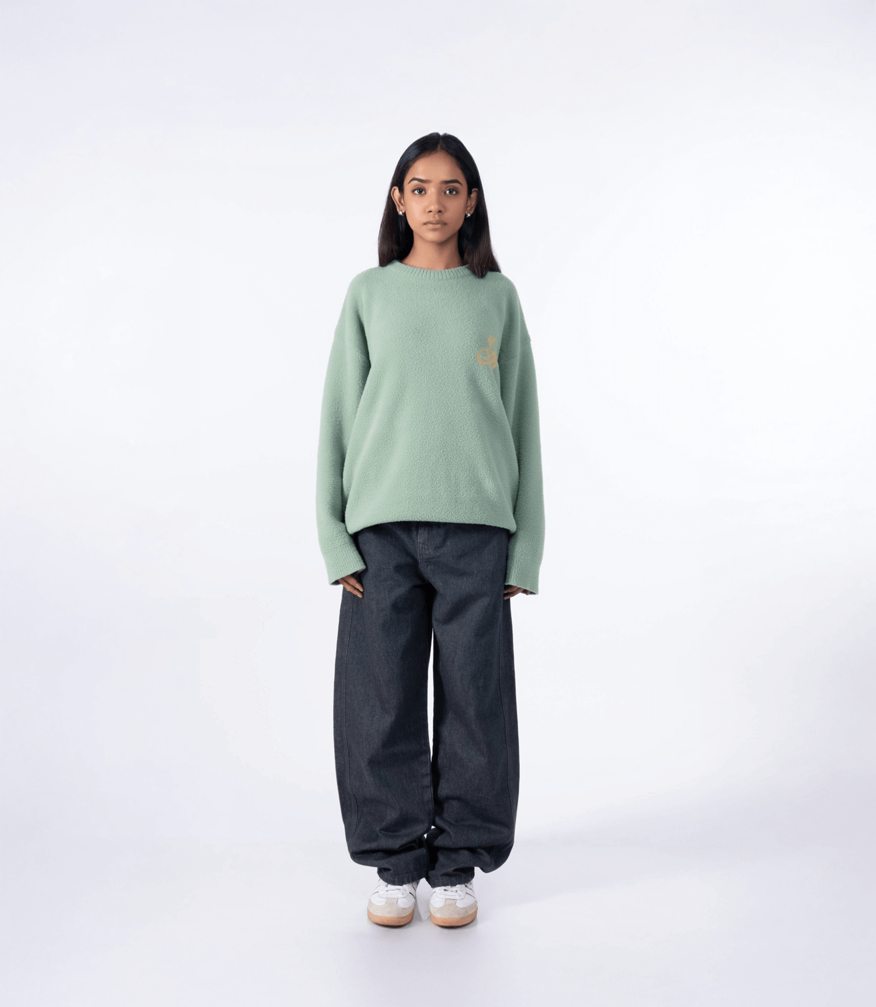 PASTEL GREEN SWEATER - Gmorn