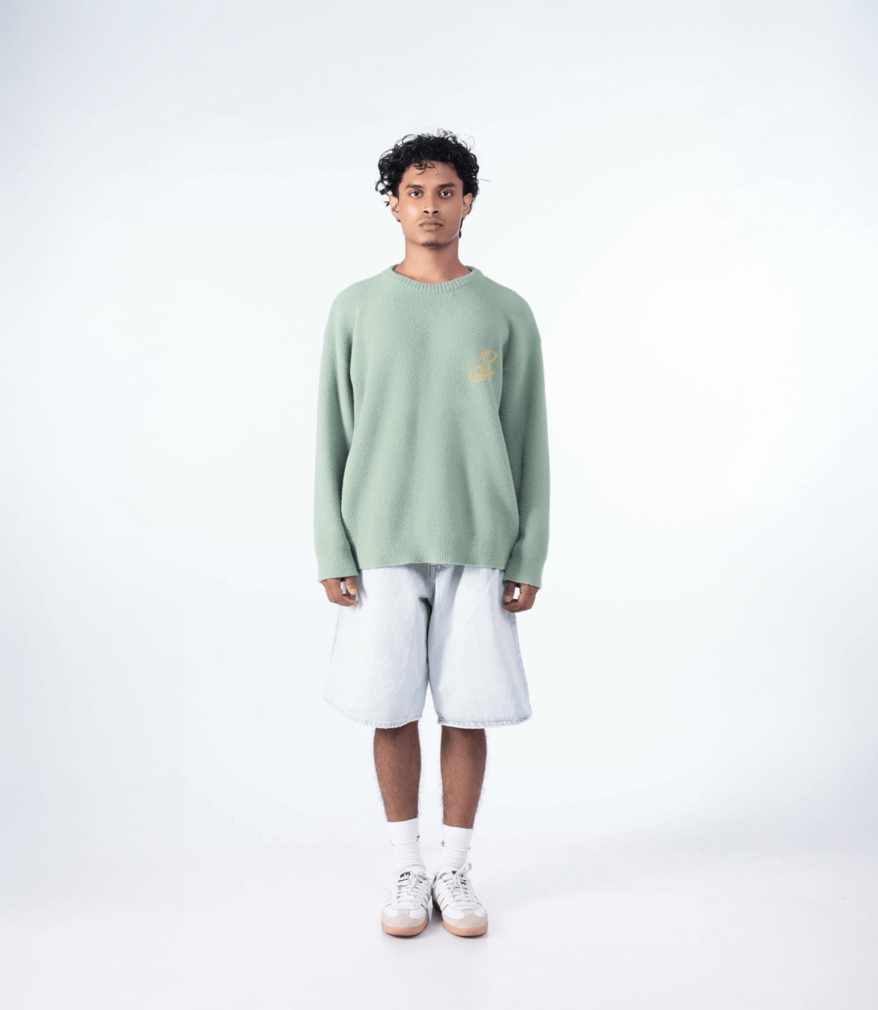 PASTEL GREEN SWEATER - Gmorn