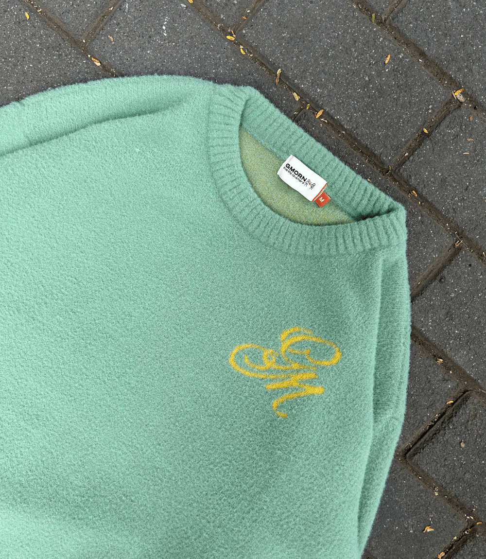PASTEL GREEN SWEATER - Gmorn