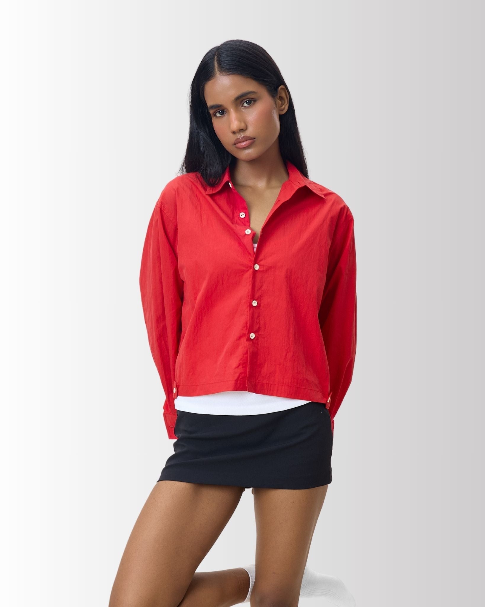 Milo Shirt in Red - Gmorn