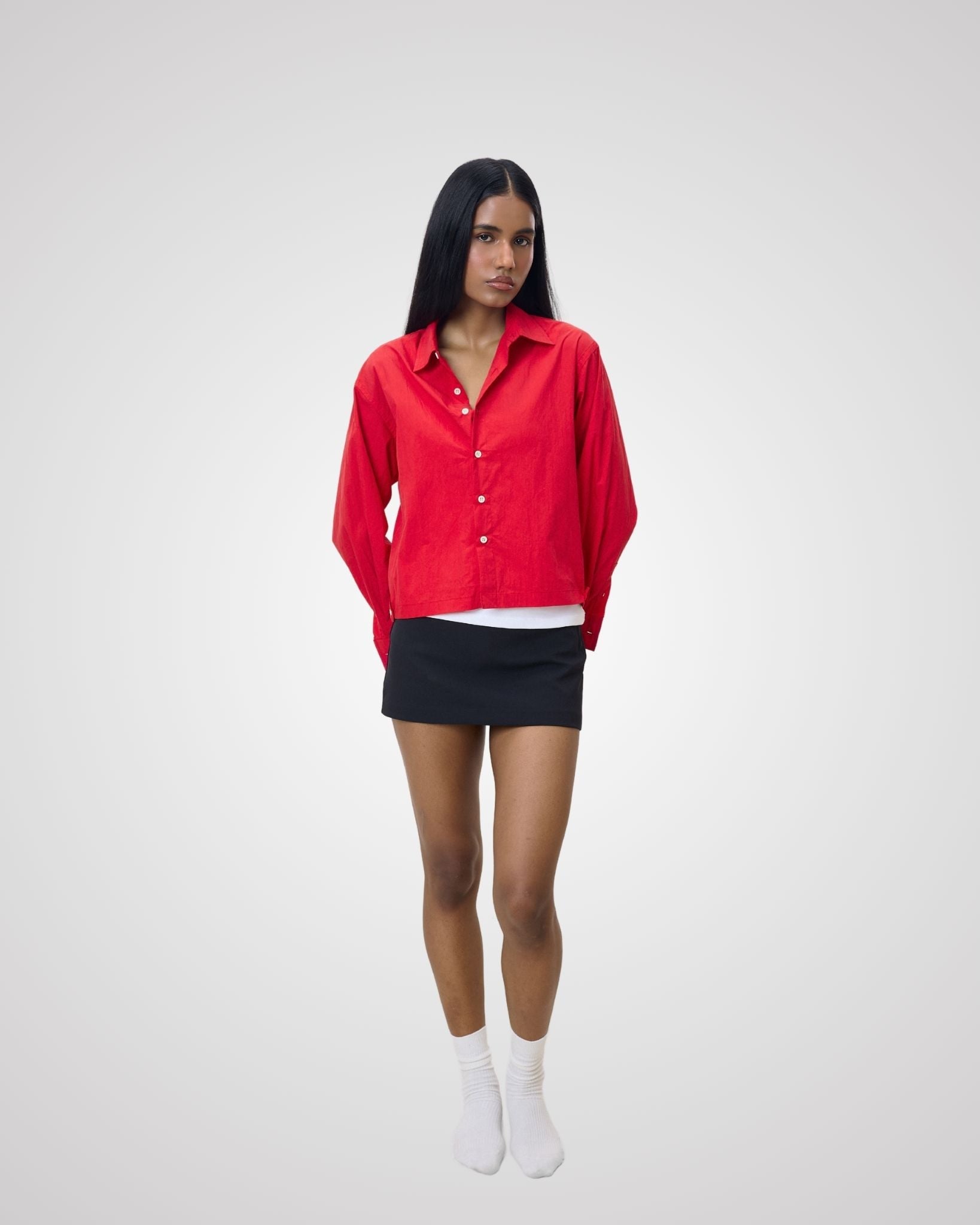 Milo Shirt in Red - Gmorn