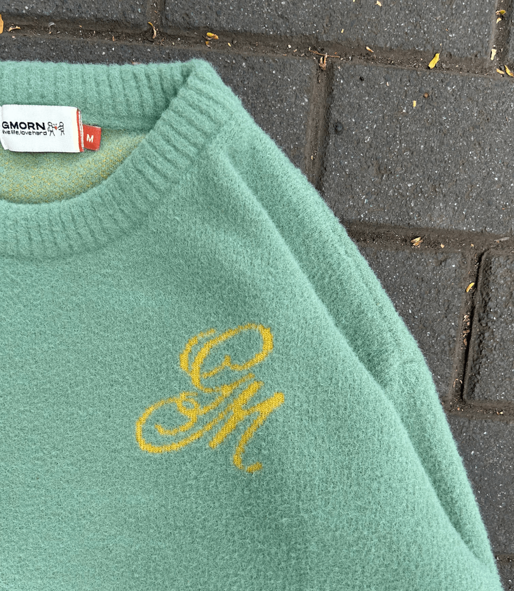 PASTEL GREEN SWEATER - Gmorn