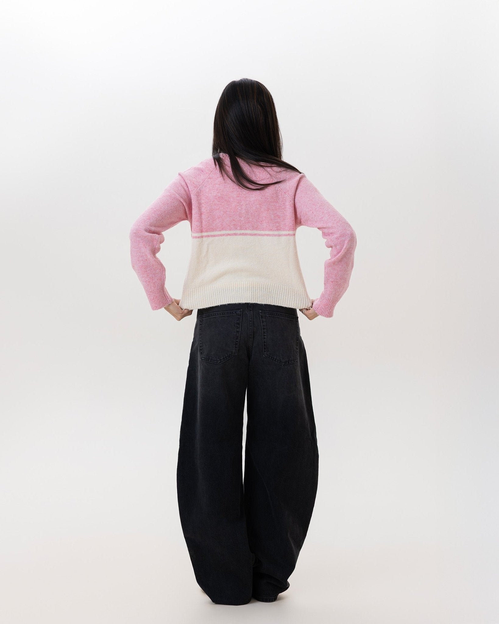 Sienna Tie Knit in Baby Pink - Gmorn