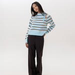 Sienna Tie Knit in Pastel Blue - Gmorn