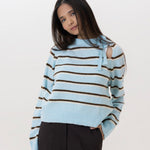 Sienna Tie Knit in Pastel Blue - Gmorn