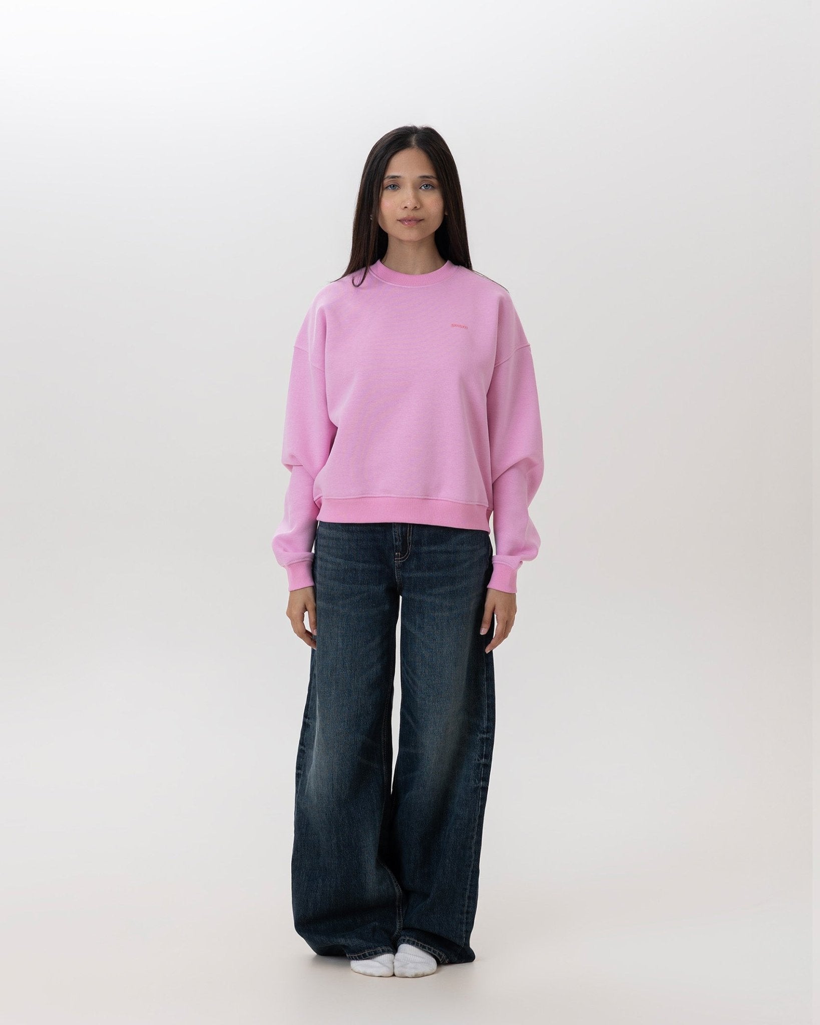 Sporty Crewneck in Blush Pink - Gmorn
