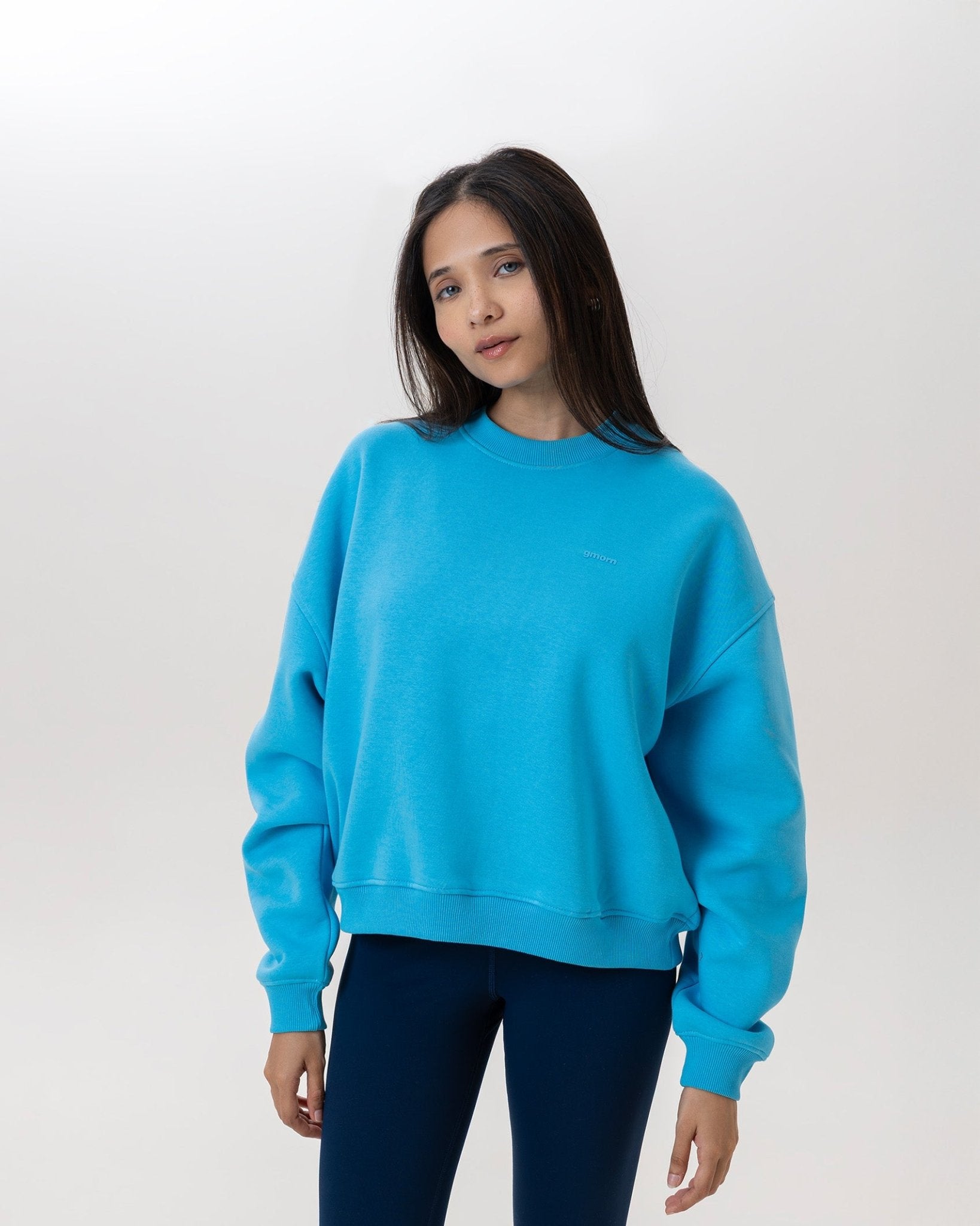 Sporty Crewneck in Candy Blue - Gmorn