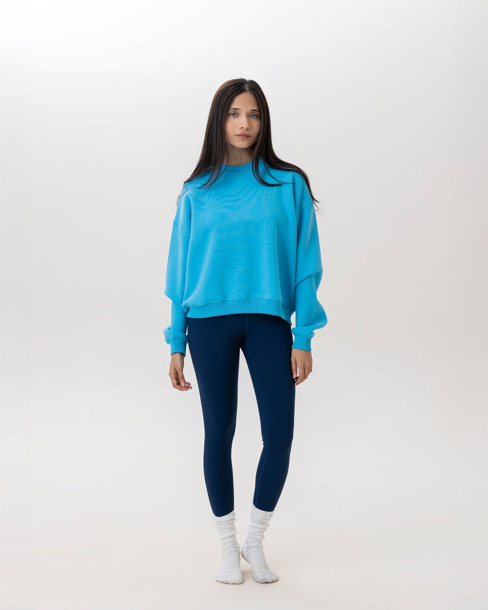 Sporty Crewneck in Candy Blue - Gmorn