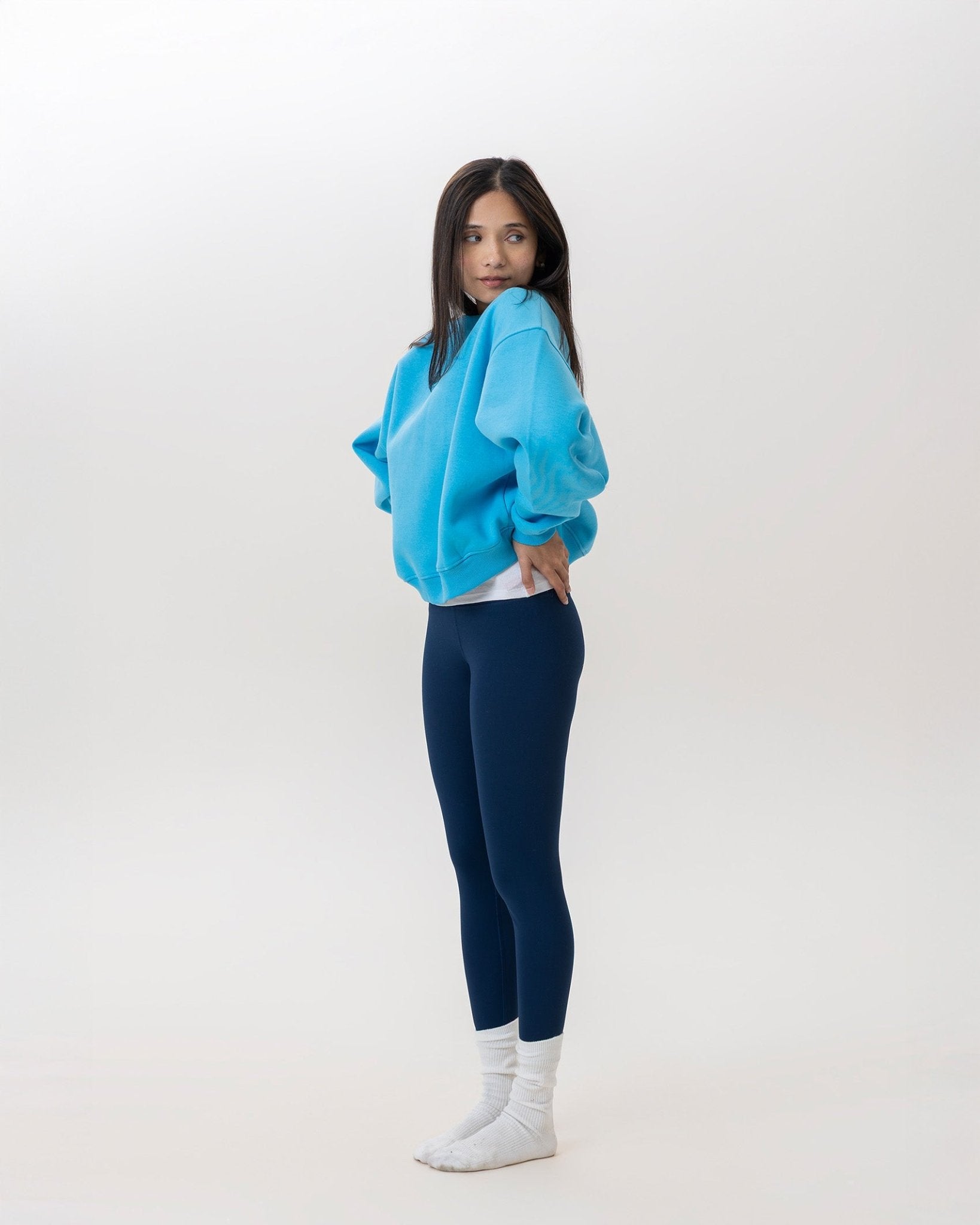 Sporty Crewneck in Candy Blue - Gmorn