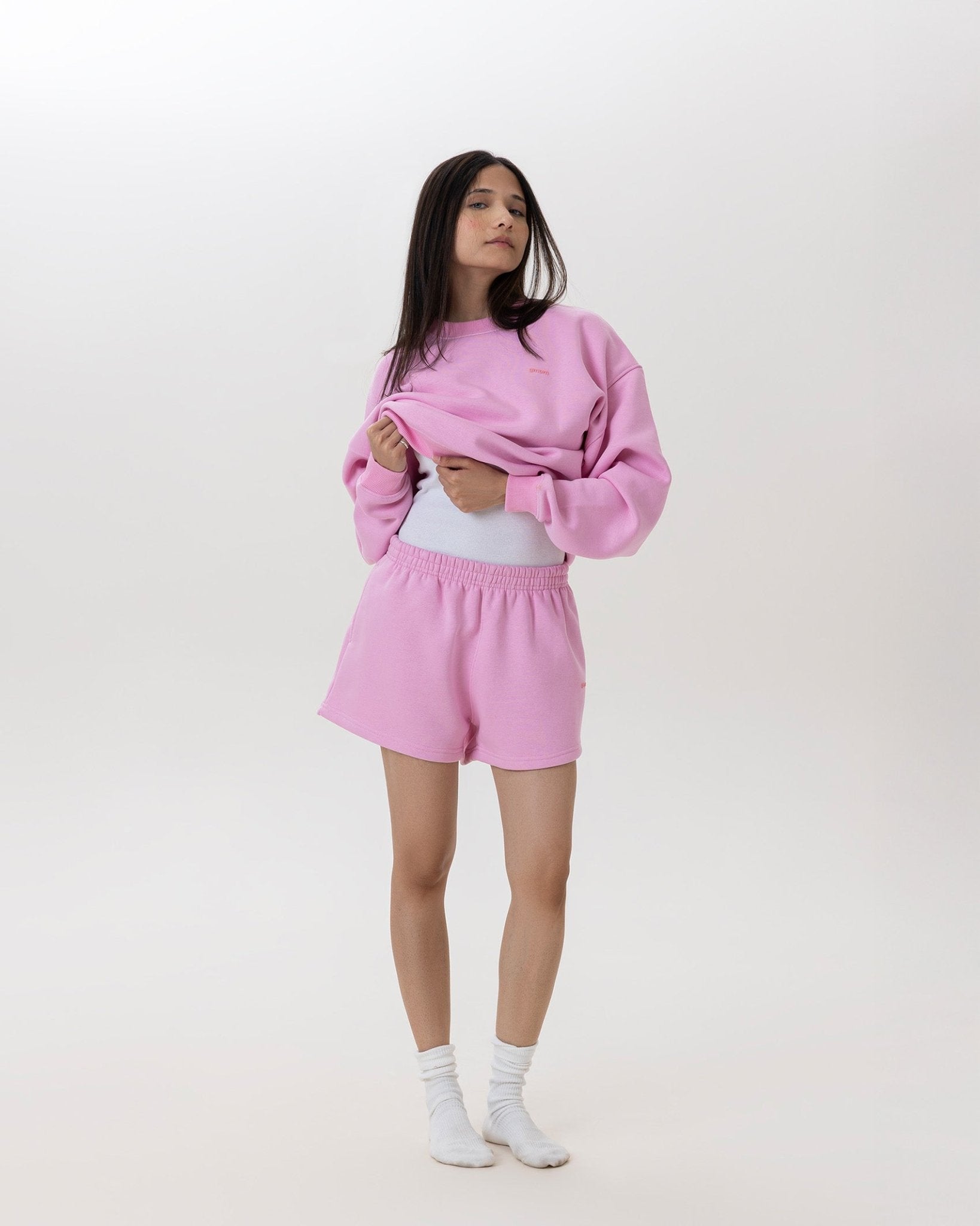 Sporty Shorts in Blush Pink - Gmorn