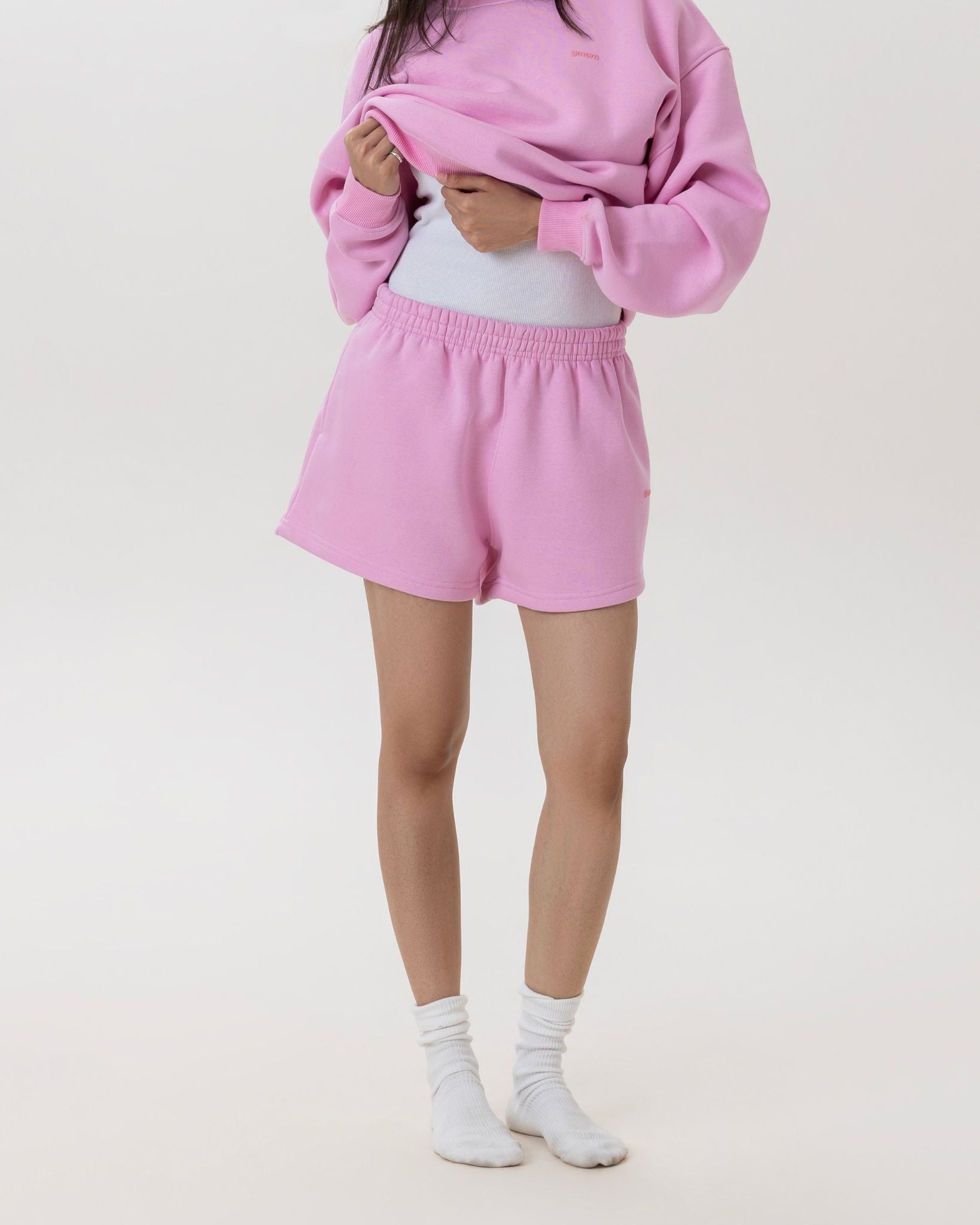 Sporty Shorts in Blush Pink - Gmorn