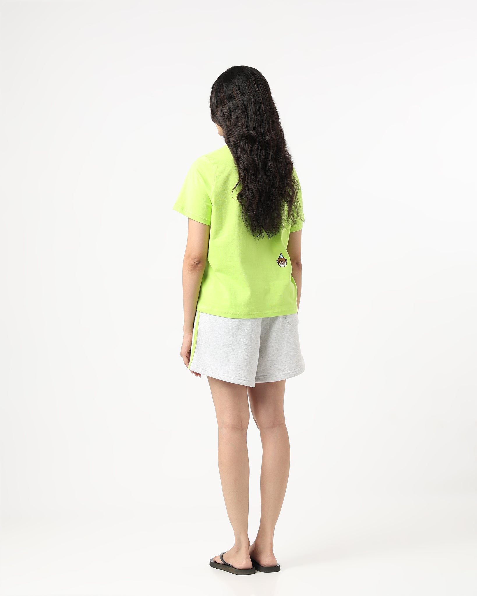 Sporty Shorts in Grey Neon - Gmorn