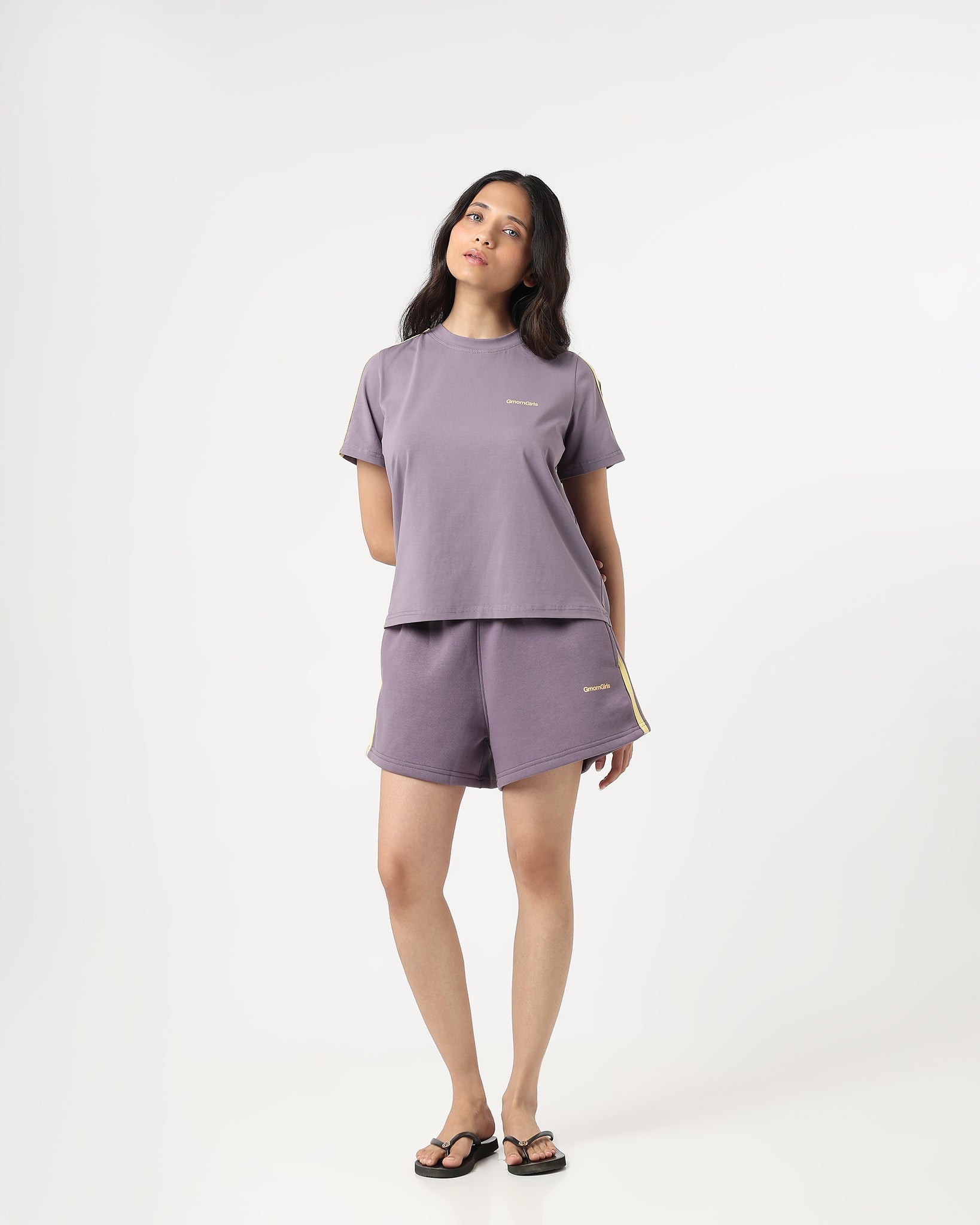 Sporty Shorts in Purple - Gmorn