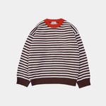 Striped Loose Fit Sweater - Gmorn