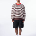 Striped Loose Fit Sweater - Gmorn