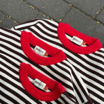 Striped Loose Fit Sweater - Gmorn