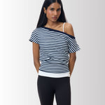 Wrap Top in Blueberry - Gmorn